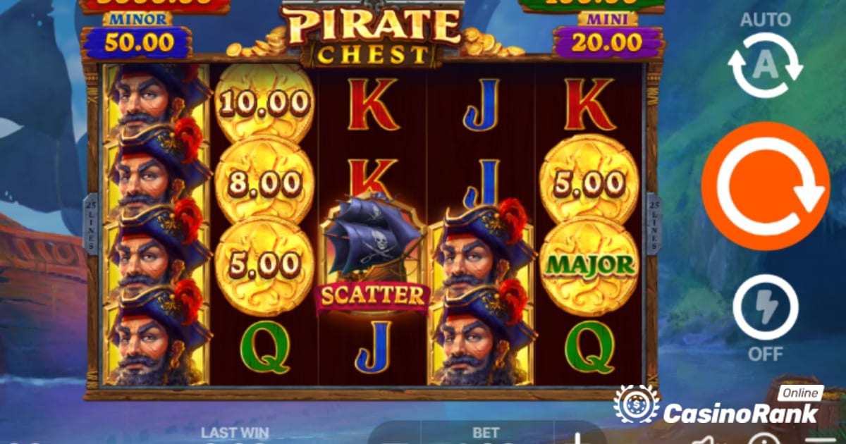 Chassez les trésors du jackpot avec le coffre de pirate de Playson : tenez et gagnez